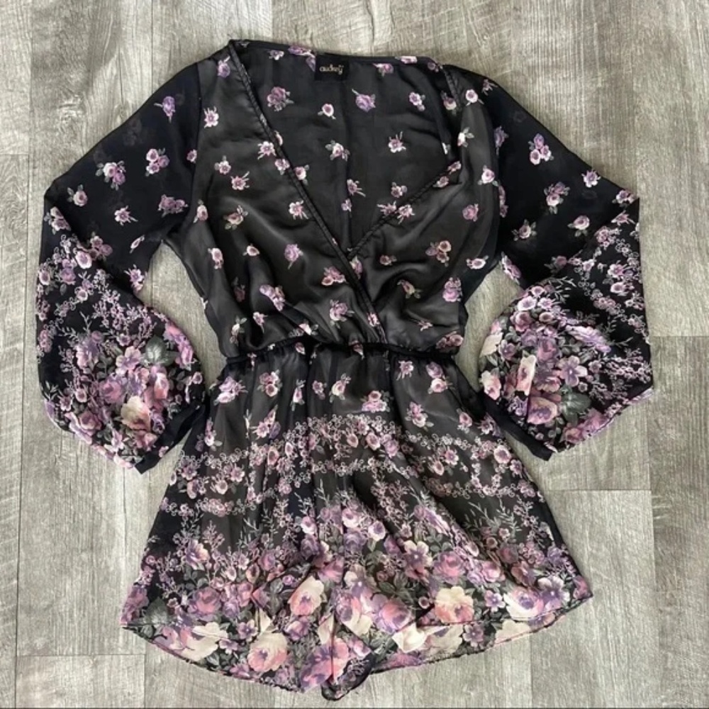 Audrey 3+1 Floral Romper